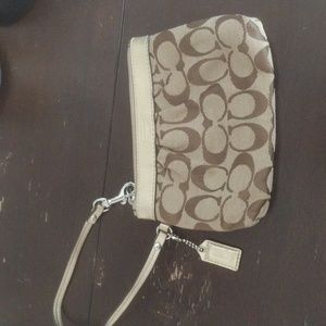 Coach Logo Wristlet